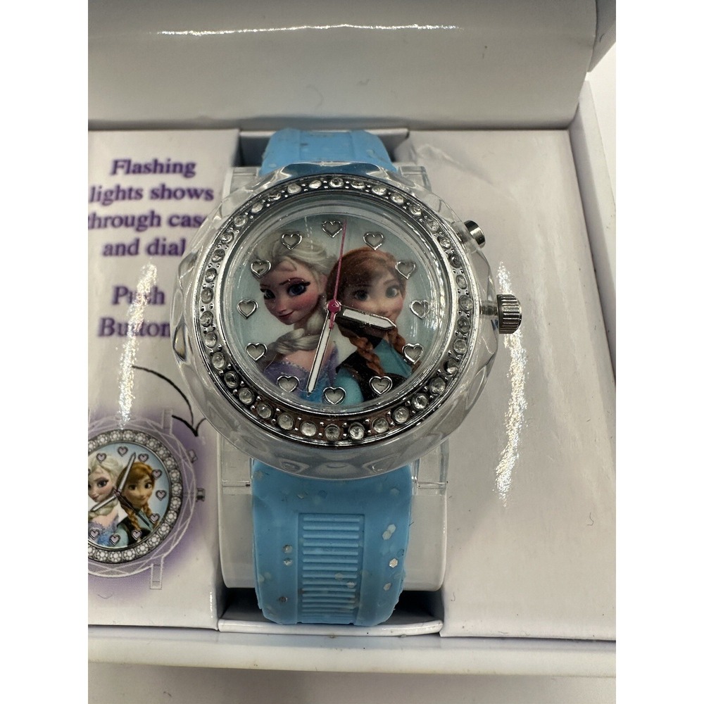 Disney Kids Frozen‎ Anna & Elsa Blue Watch FZN3564 Kids Disney Watch NEW U